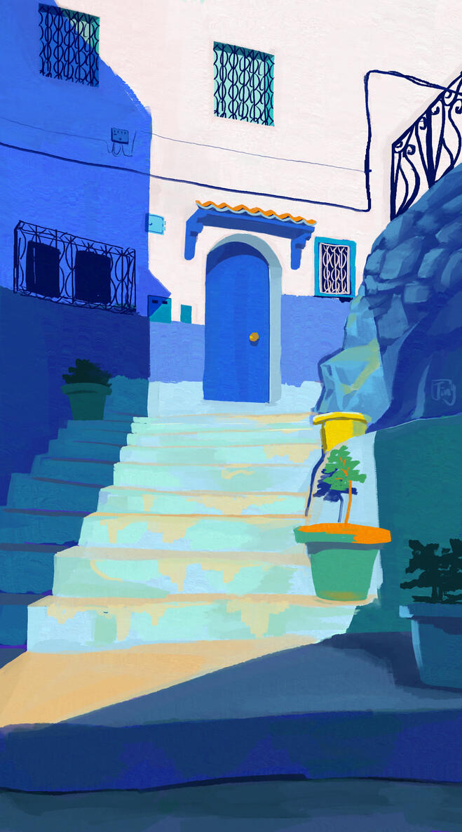 Chefchaouen - Blue Door (2024)