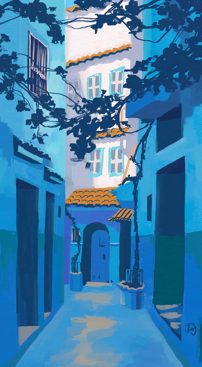Chefchaouen - Blue Alley (2024)